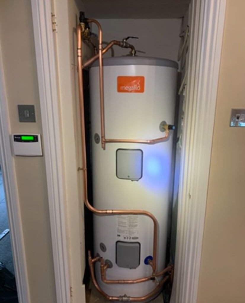 3 gbp after. Megaflo installed